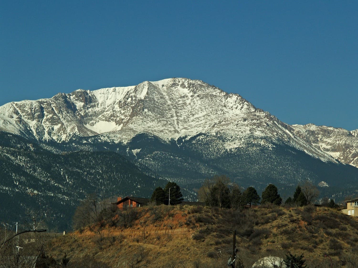 Calm Colorado nature landscape near Colorado Springs