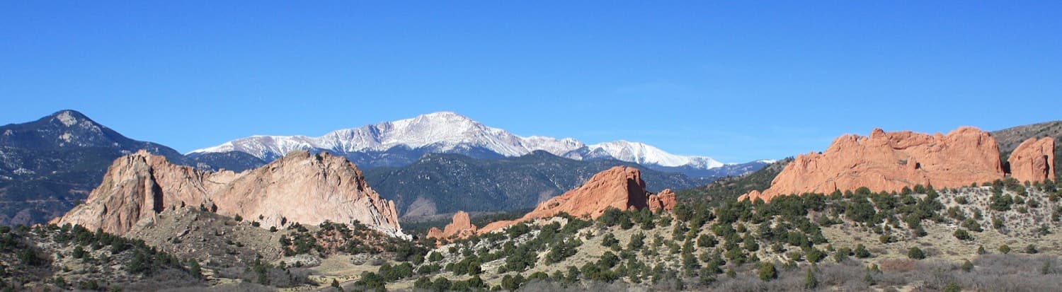 Colorado Springs mountain landscape