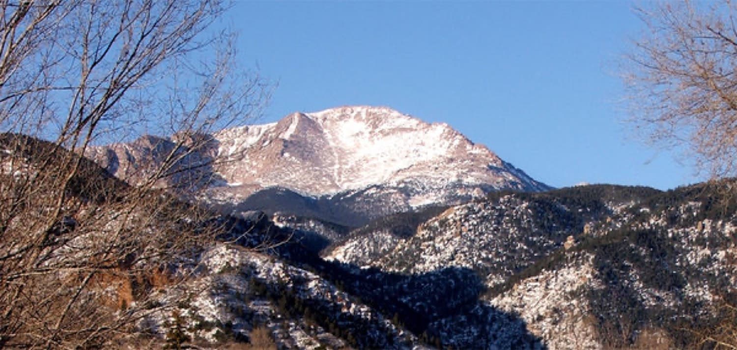 Pikes Peak near Colorado Springs